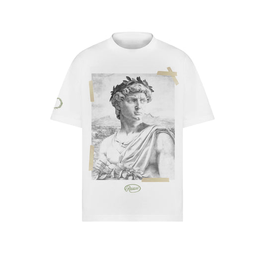 Patched Statue T-Shirt