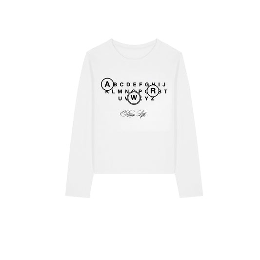 SZN 4 OVERSIZED ALPHABET LONG SLEEVE