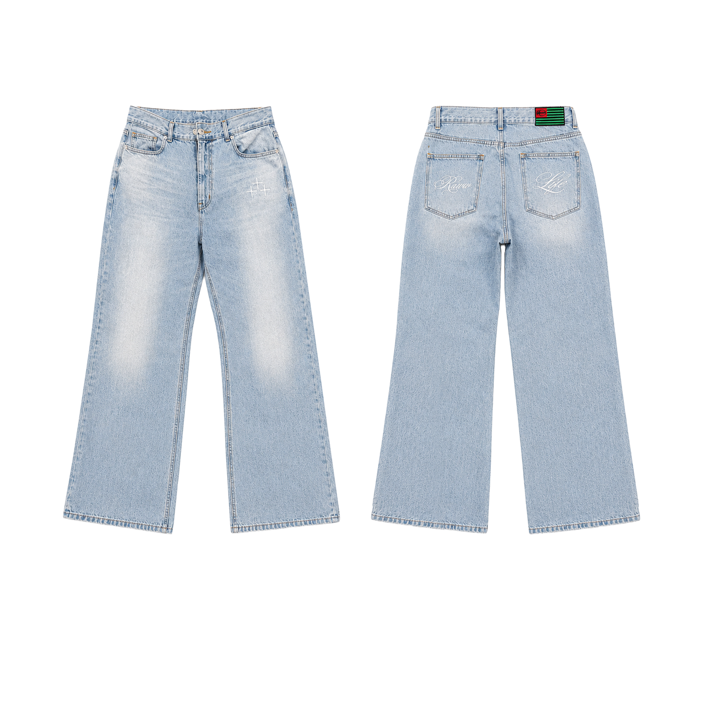 SZN 4 LIGHT WASH FLARED DENIM